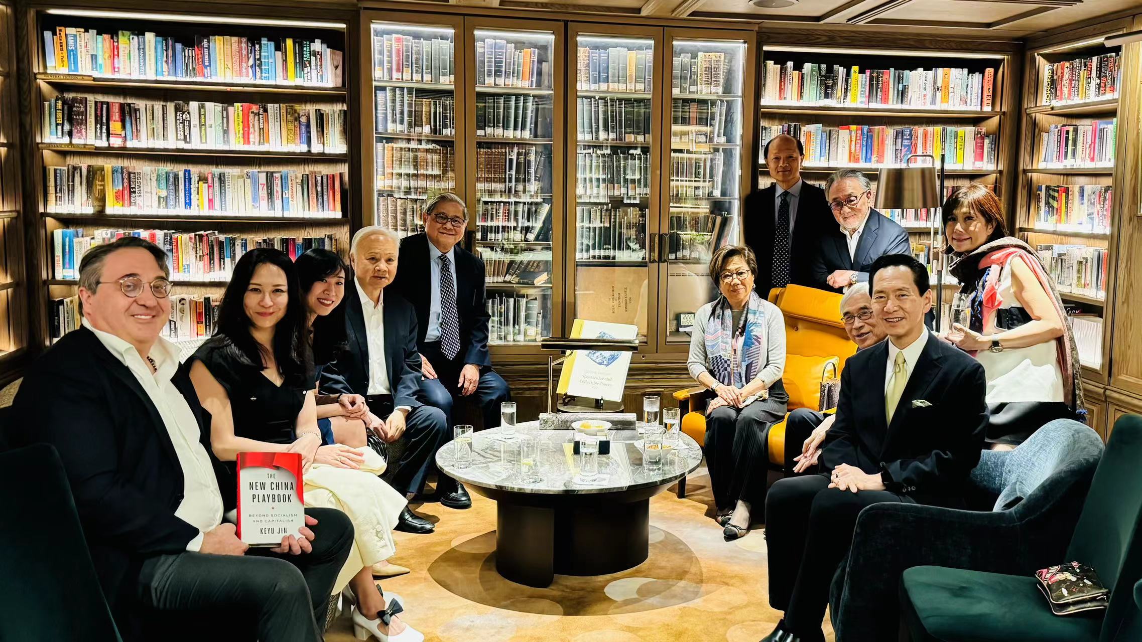 中美交流基金会欢迎金刻羽博士来港访问
