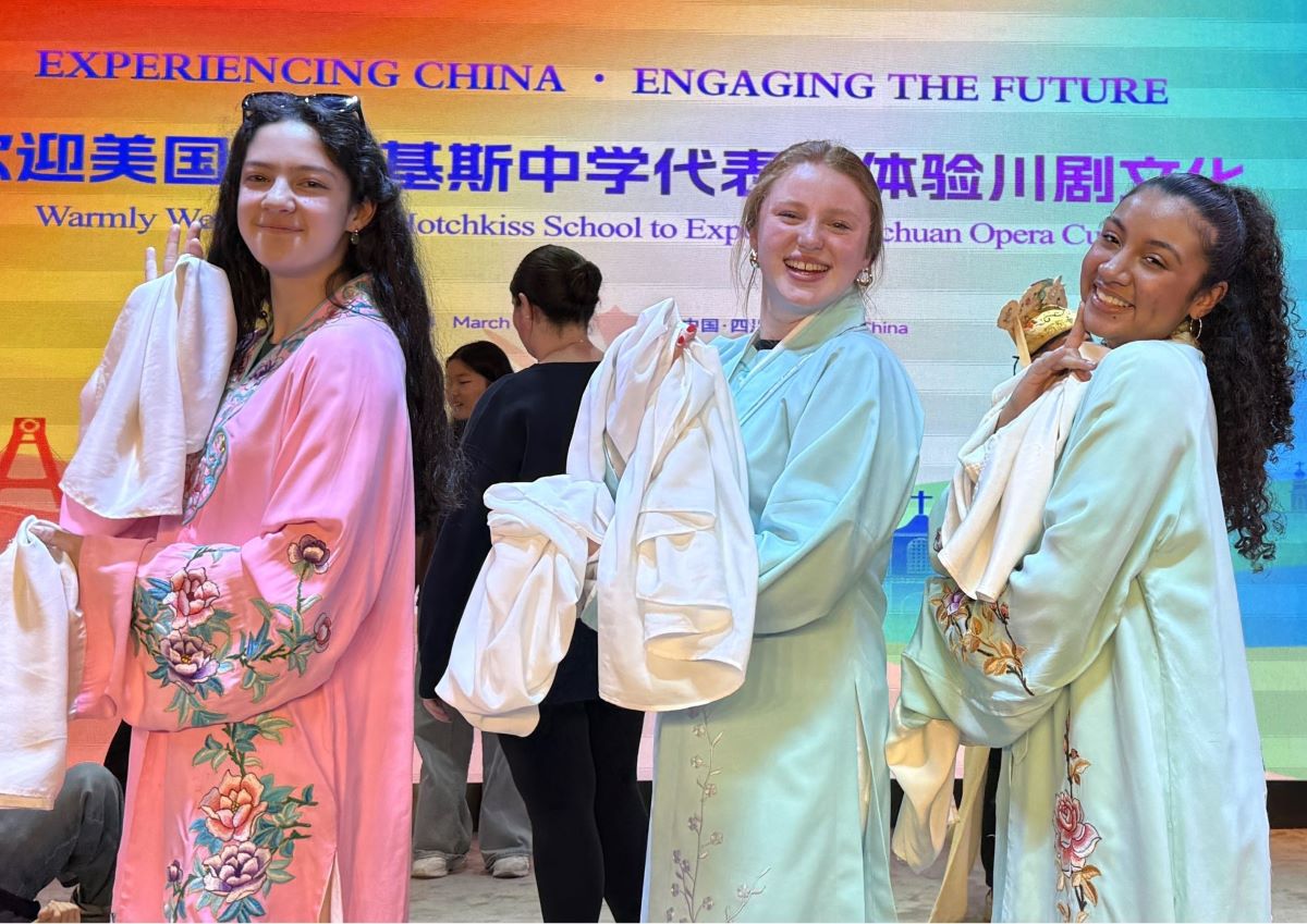 中美交流基金會接待霍奇基斯學校學生訪華